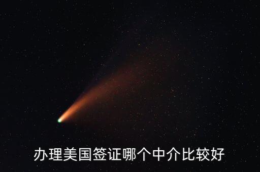 哪些中介签证美国，申请美国签证中介 有哪些啊拜托大家了