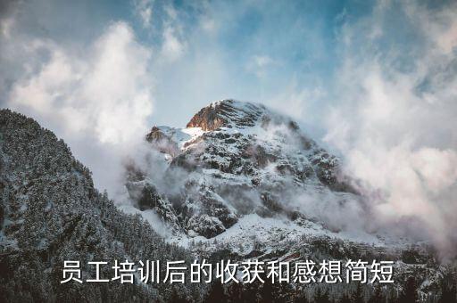 员工培训后的收获和感想简短