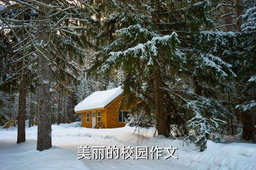 美丽的校园作文