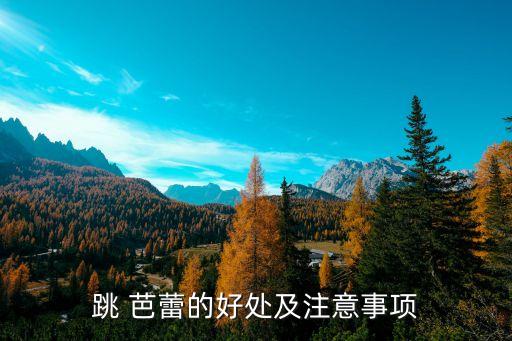 跳芭蕾