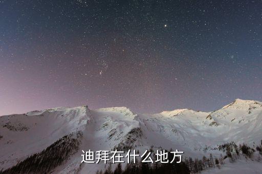  迪拜在什么地方