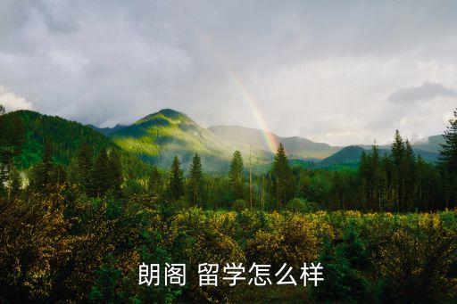  朗阁 留学怎么样