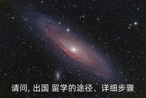 请问, 出国 留学的途径、详细步骤